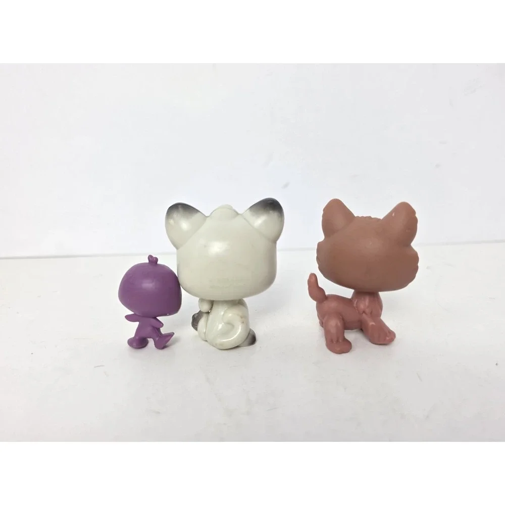 Littlest Pet Shop lot 36 Husky penguin Siamese 180 magic motion